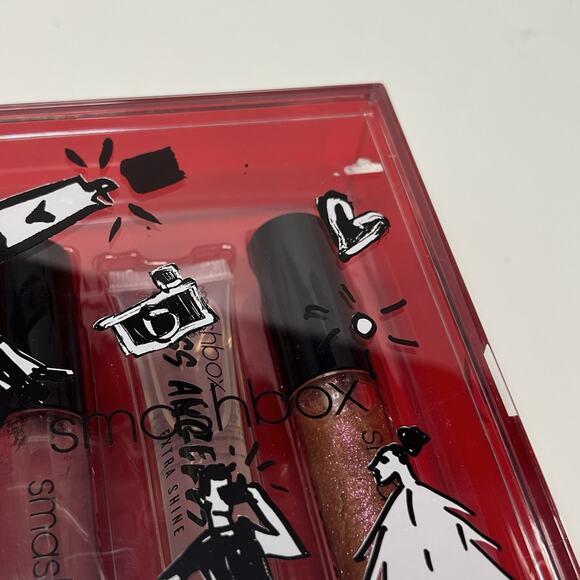 Smashbox Gloss Angeles Trio Set of 3 Hustle & Glow, Extra Shine, Celeb Sighting - Picture 7 of 8